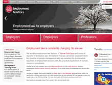 Tablet Screenshot of employment-relations.co.uk
